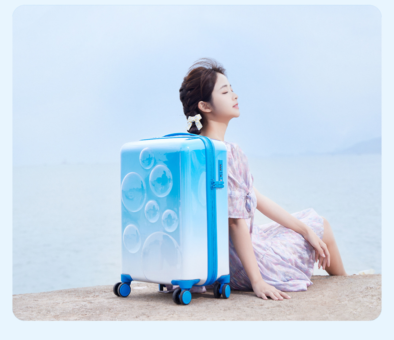 分享一张有高级感的照片，行李箱拉杆箱拍摄技巧